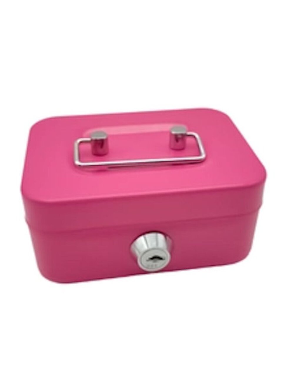 GAMBLING METAL LOCK BOX WITH 2 KEYS NIP - Picture 3 of 6